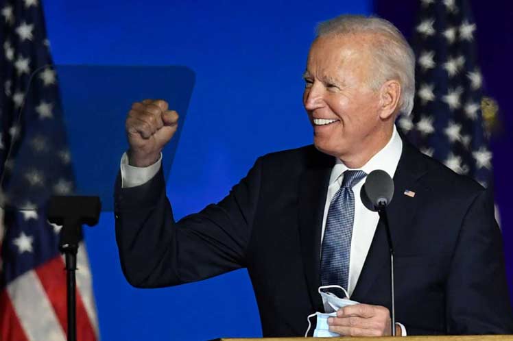 Ratifica Congreso EE.UU. a Joe Biden como nuevo presidente del país