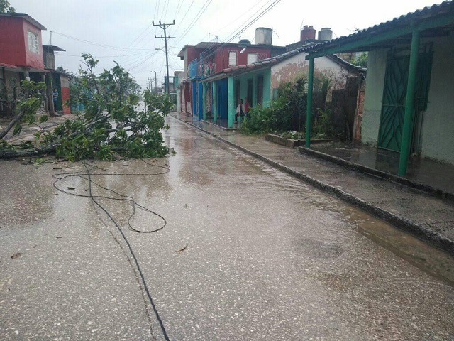 Eta sobre la provincia de Ciego de Ávila