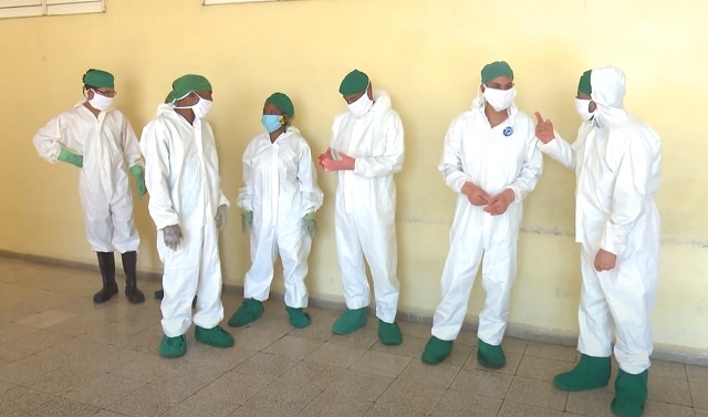 Voluntarios de ETECSA en Guantánamo apoyan labor en hospitales de campaña