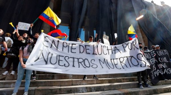 Esmad reprime nuevas manifestaciones pacíficas en Colombia