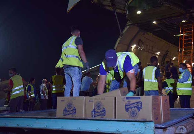 Llega a Cuba 88 toneladas de ayuda humanitaria procedente de Rusia