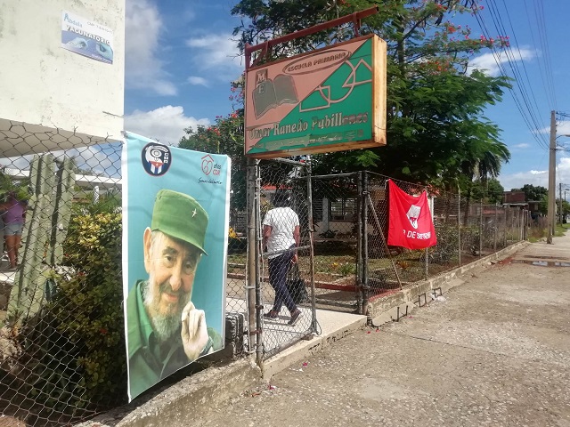 Vacunatorio Omar Ranedo en la ciudad de Guantánamo