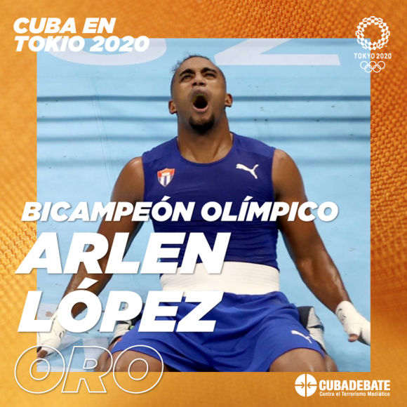 Puños de oro para Cuba: Arlen López es nuevamente campeón olímpico