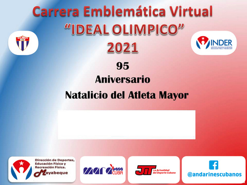 Carrera Ideal Olímpico será de forma virtual este viernes