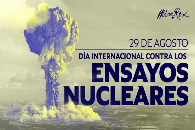 Cuba subraya su rechazo a los ensayos nucleares