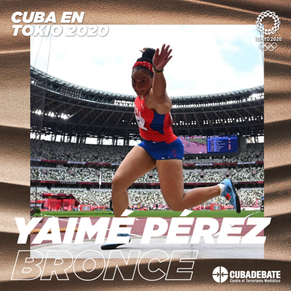 Yaimé Pérez gana bronce en jornada de seis medallas para Cuba