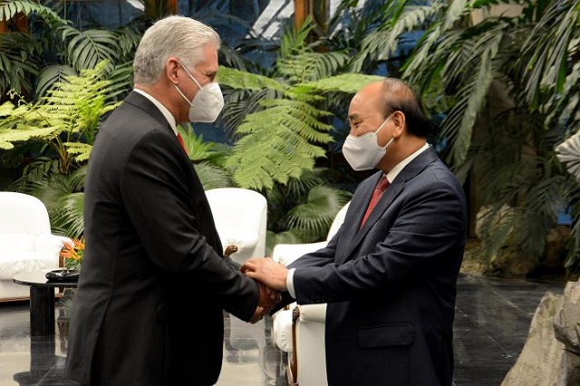 Recibió Díaz-Canel al Presidente de la República Socialista de Vietnam