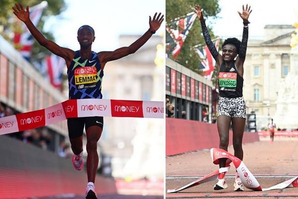 Maratón de Londres satisfizo en continuación del circuito élite