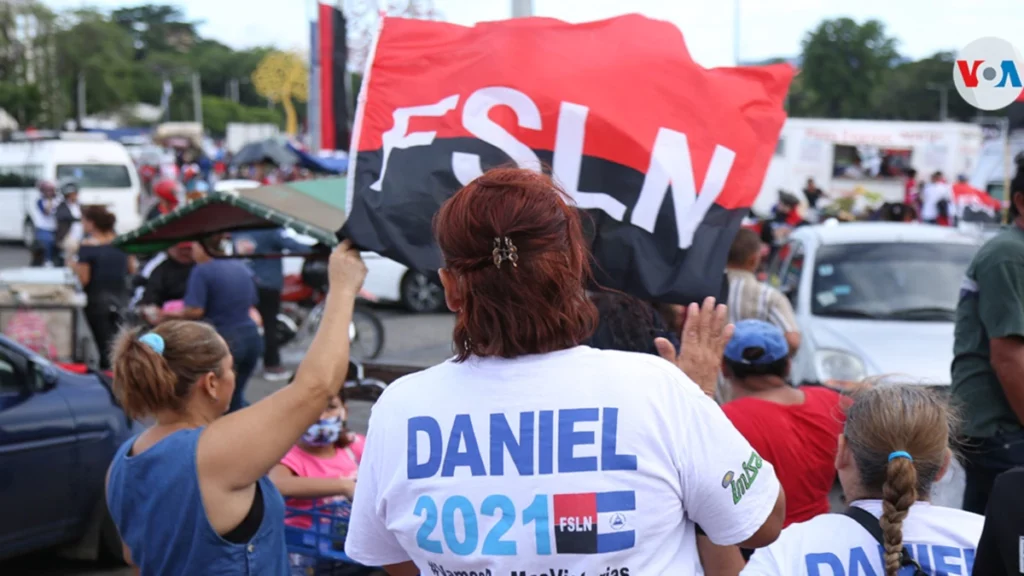 Frente Sandinista lidera elecciones en Nicaragua