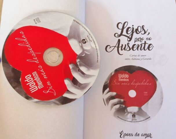 Presentan libro-disco basado en cartas de amor entre Adriana y Gerardo