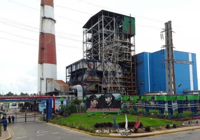 Central termoeléctrica Antonio Guiteras de Matanzas fuera de servicio